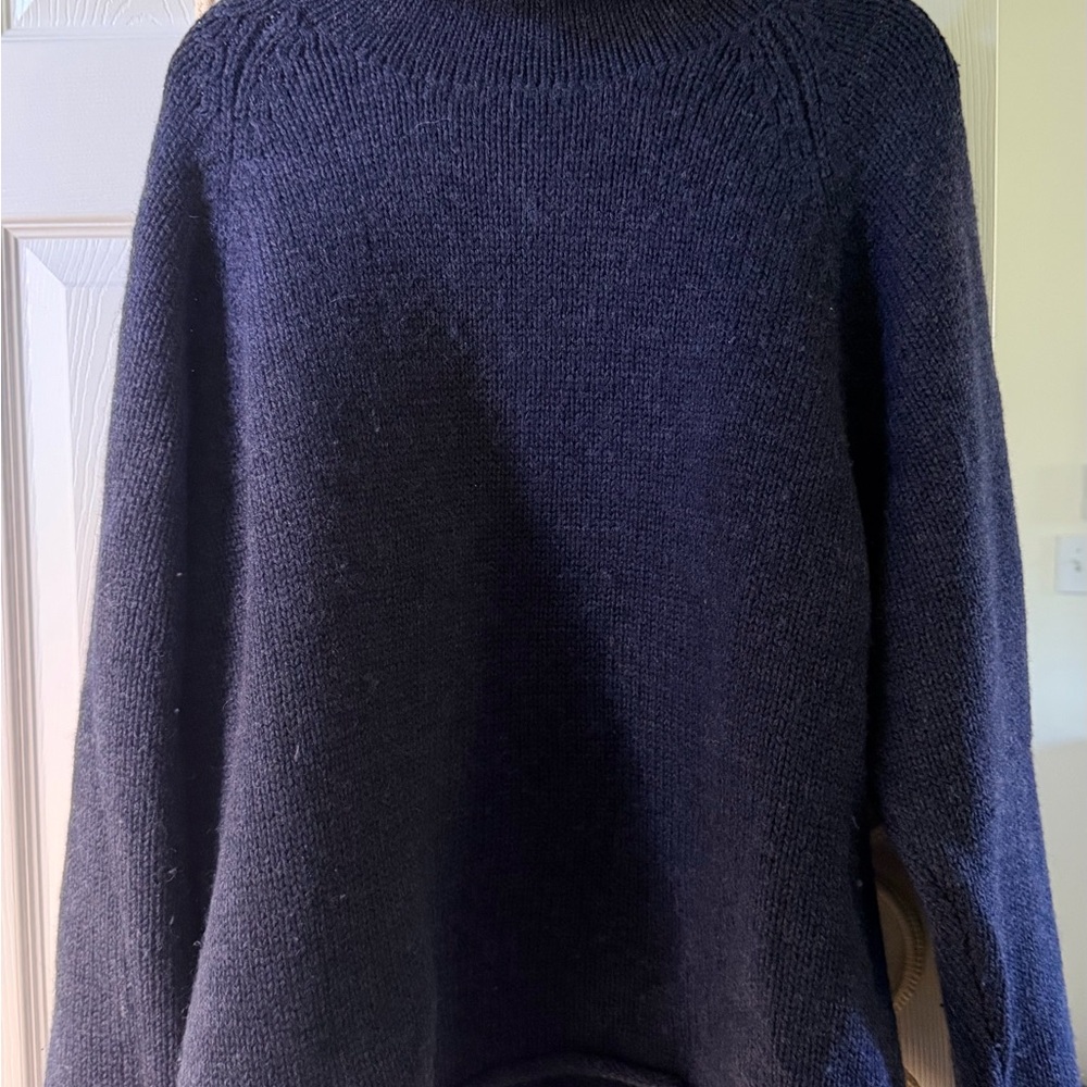 J Crew Rollneck Sweater - Navy XL